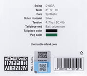 Thomastik Dynamo Violin D string back cover