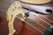 Metal Ball Wolf Eliminator in place on cello