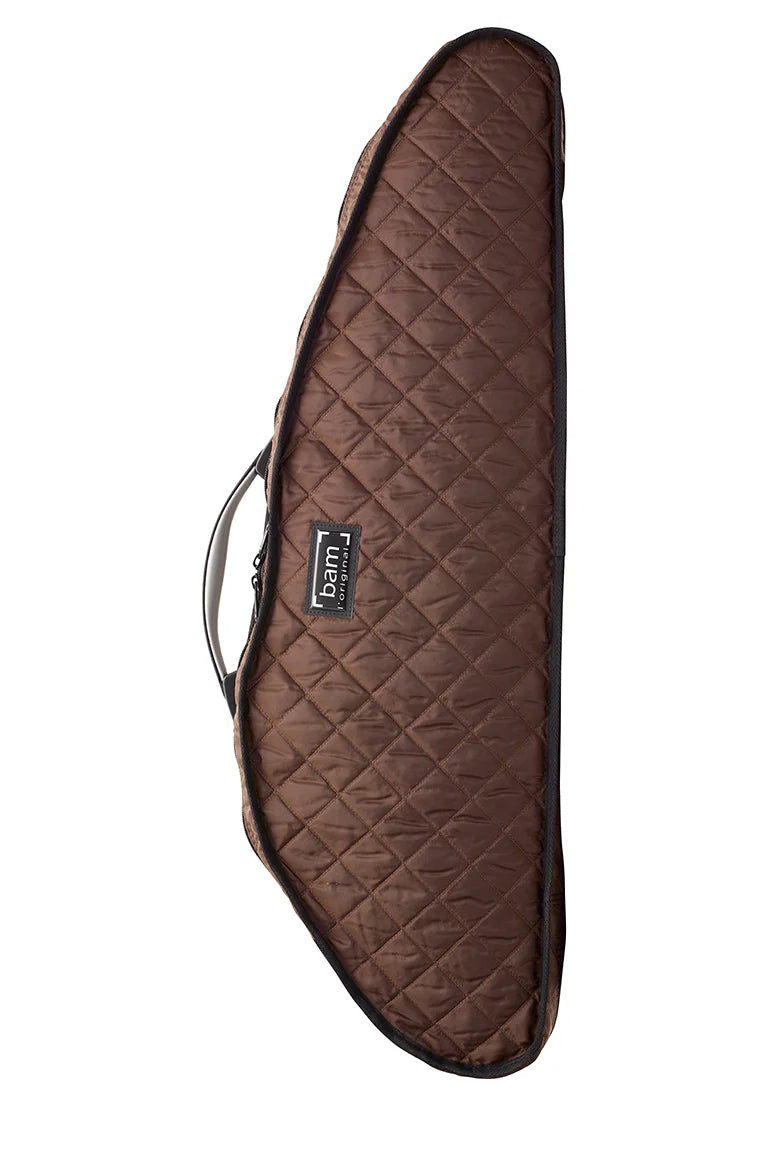 BAM case hoodie for Hightech Slim Violin Case brown