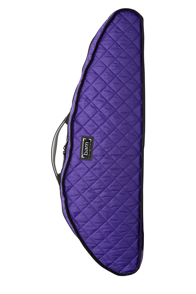 BAM case hoodie for Hightech Slim Violin Case violet