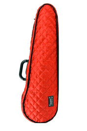 BAM case hoodie for Hightech Contoured Violin Case red