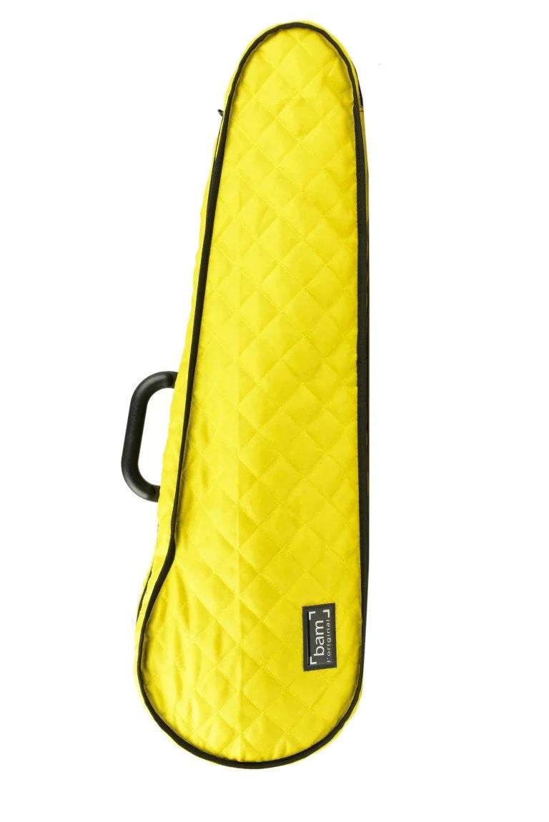BAM case hoodie for Hightech Contoured Violin Case yellow