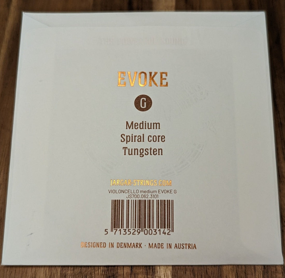 Jargar Evoke Cello G string back