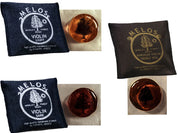 Melos Rosins, cakes and pouches