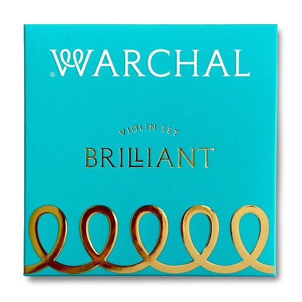 Warchal Brilliant violin string set packaging