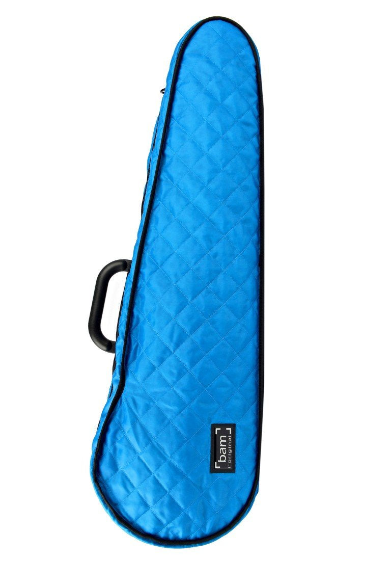 BAM case hoodie for Hightech Contoured Violin Case blue