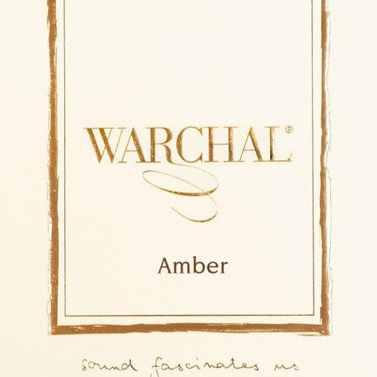 Warchal Amber violin string set packaging