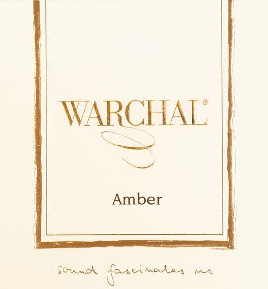 Warchal Amber violin string set packaging